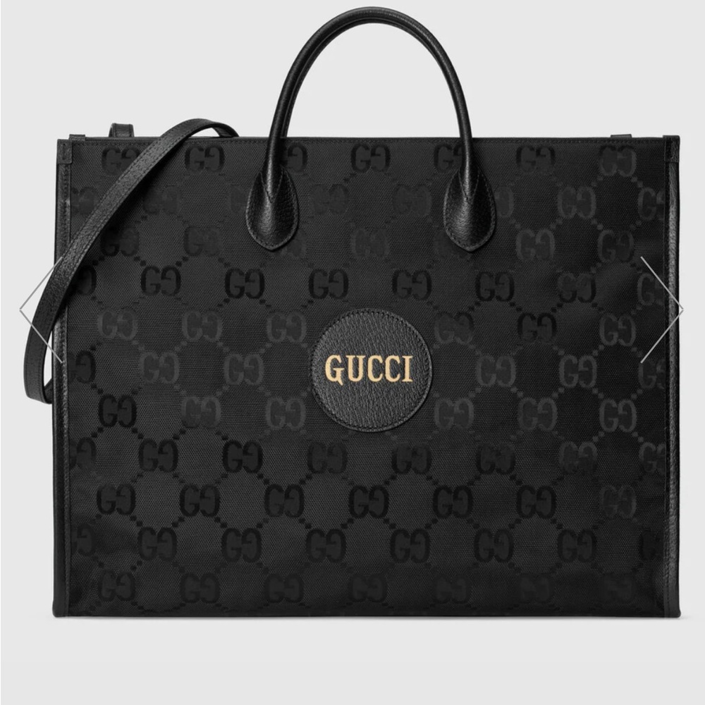 Gucci Off the Grid Tote, box, and dust bag.